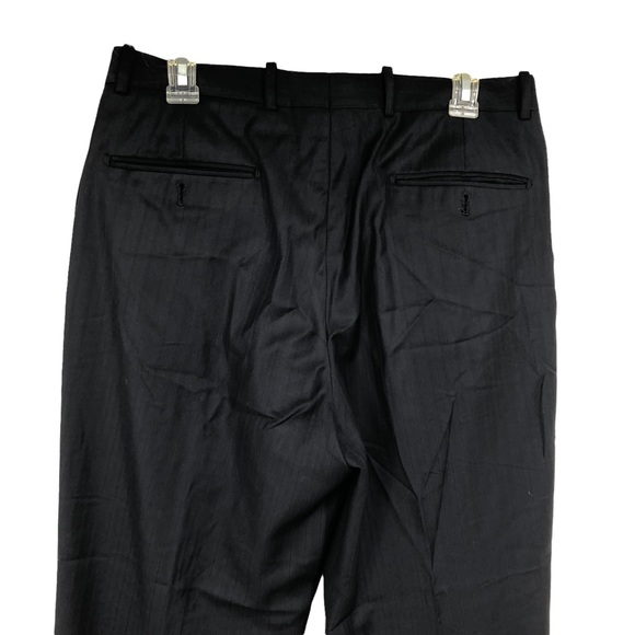 Tasso Elba 100% Wool Men’s Dress Trousers; Pleated Front Dress Pants Slacks 32S - Picture 4 of 6